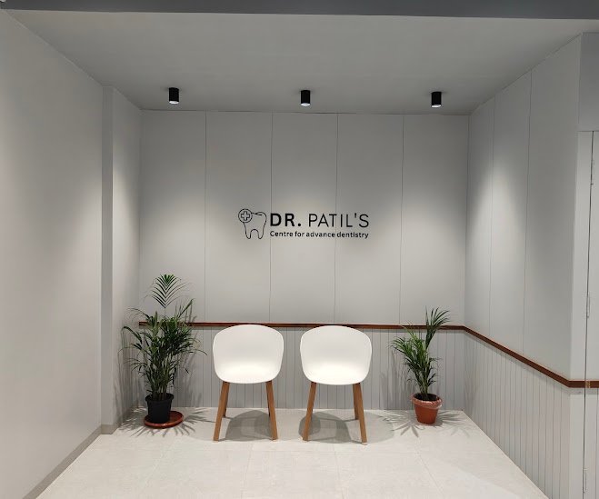 Patient waiting area at Dr. Patil's Centre for Advance Dentistry